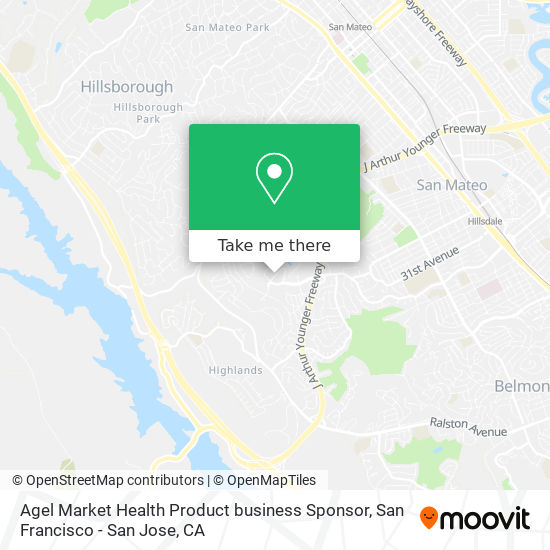 Agel Market Health Product business Sponsor map