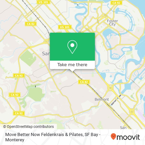 Move Better Now Feldenkrais & Pilates map