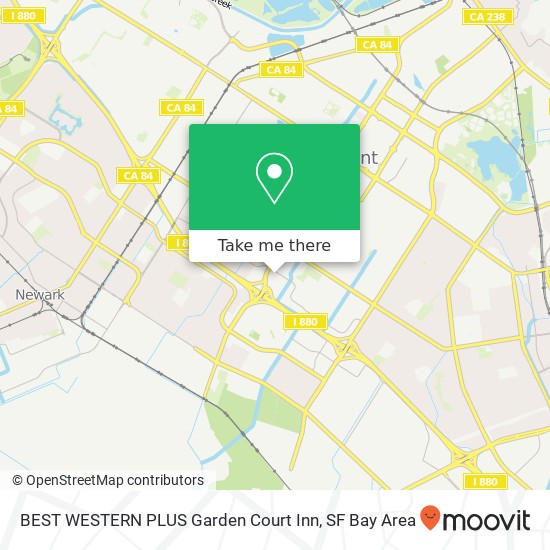 Mapa de BEST WESTERN PLUS Garden Court Inn