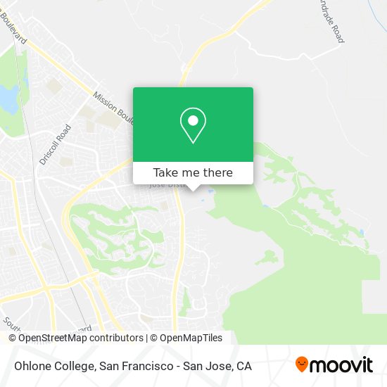 Ohlone College map
