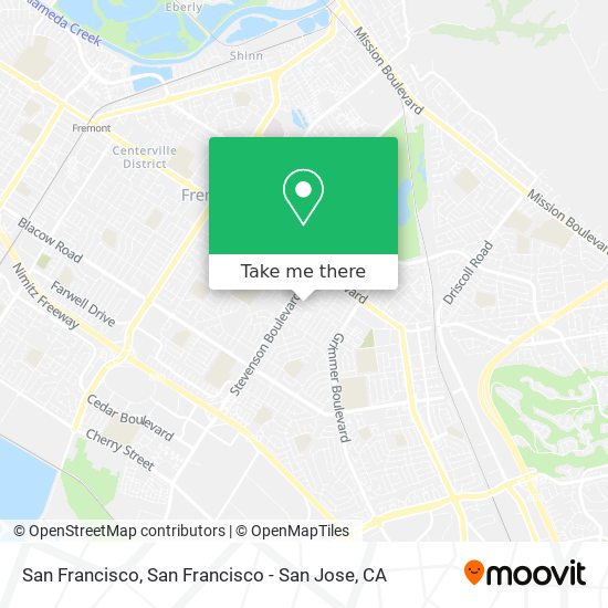 San Francisco map