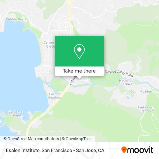 Mapa de Esalen Institute