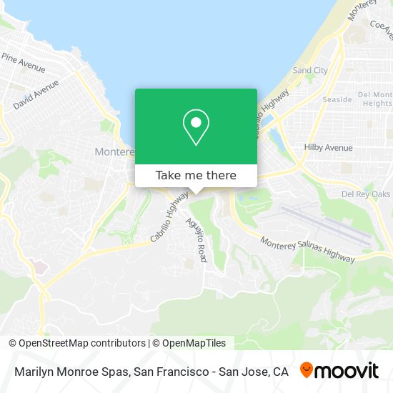 Mapa de Marilyn Monroe Spas