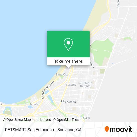 PETSMART map