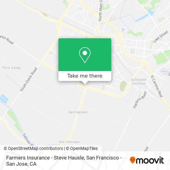 Farmers Insurance - Steve Hausle map