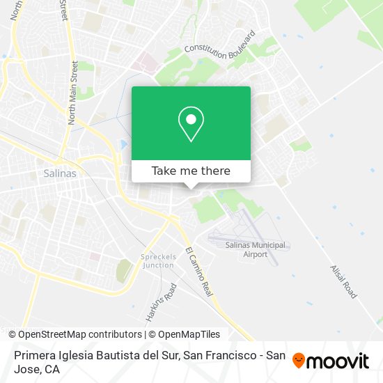 Primera Iglesia Bautista del Sur map