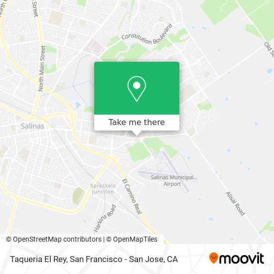 Mapa de Taqueria El Rey