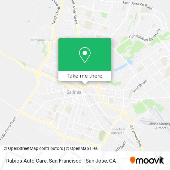 Mapa de Rubios Auto Care