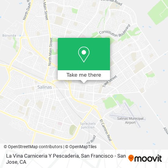 Mapa de La Vina Carniceria Y Pescaderia