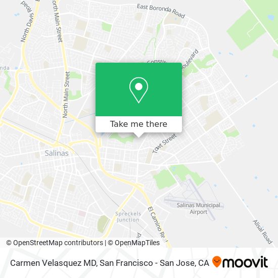 Carmen Velasquez MD map