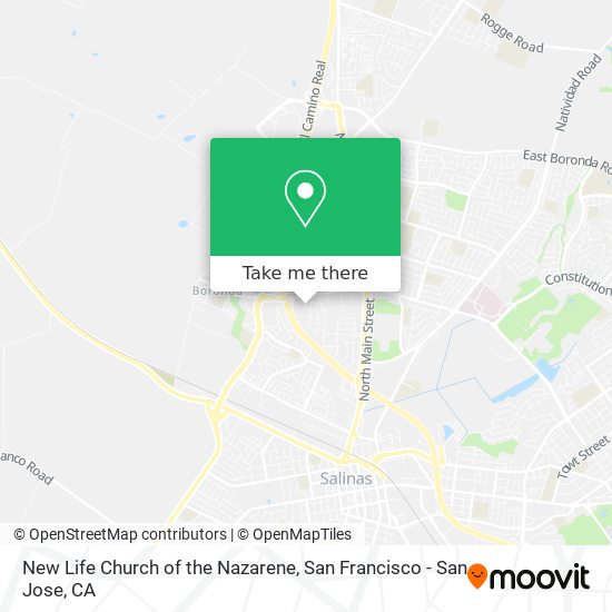 New Life Church of the Nazarene map