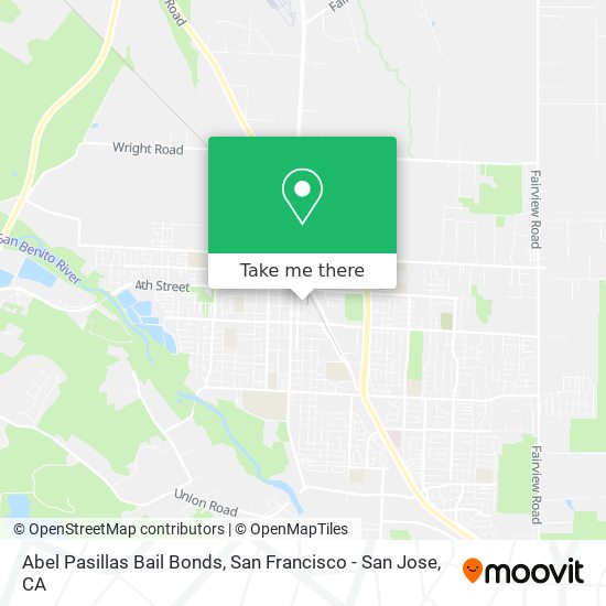Abel Pasillas Bail Bonds map