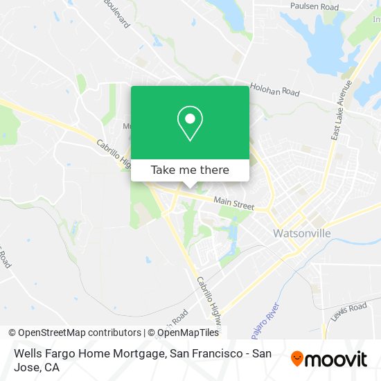 Mapa de Wells Fargo Home Mortgage