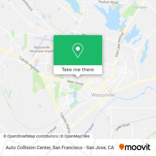 Mapa de Auto Collision Center