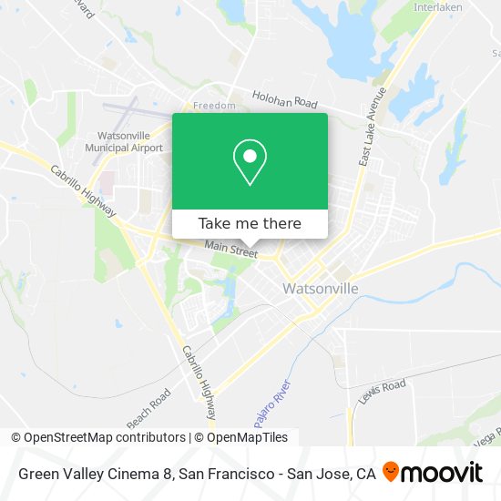 Green Valley Cinema 8 map