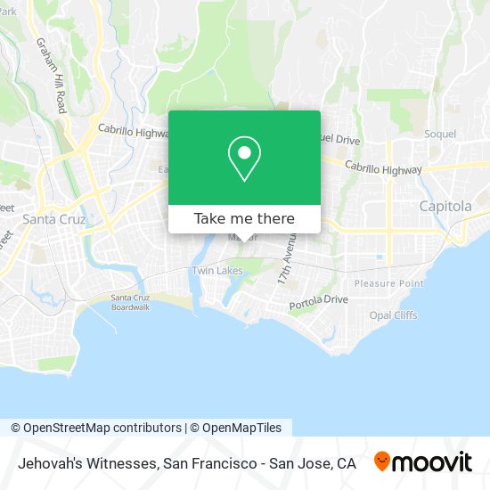 Jehovah's Witnesses map