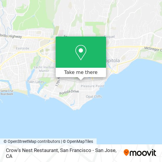 Crow's Nest Restaurant map
