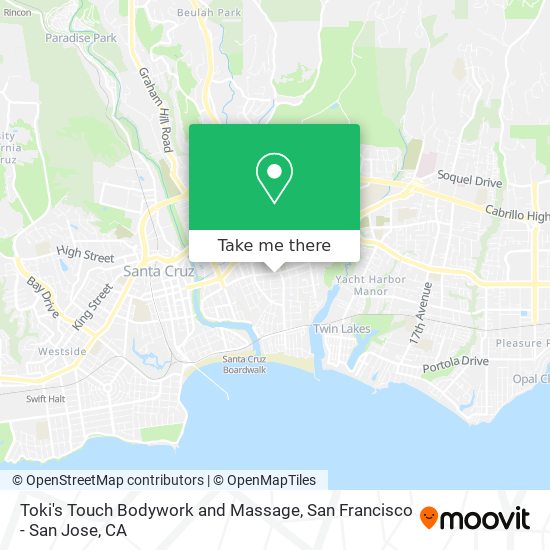 Toki's Touch Bodywork and Massage map