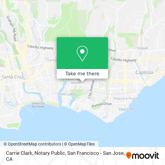 Carrie Clark, Notary Public map