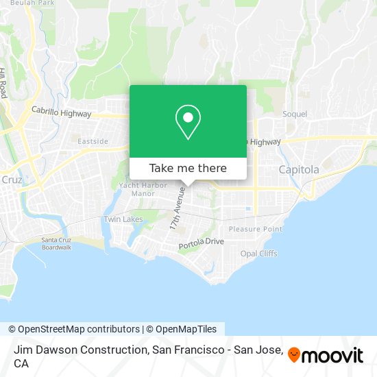 Jim Dawson Construction map