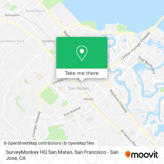 SurveyMonkey HQ San Mateo map