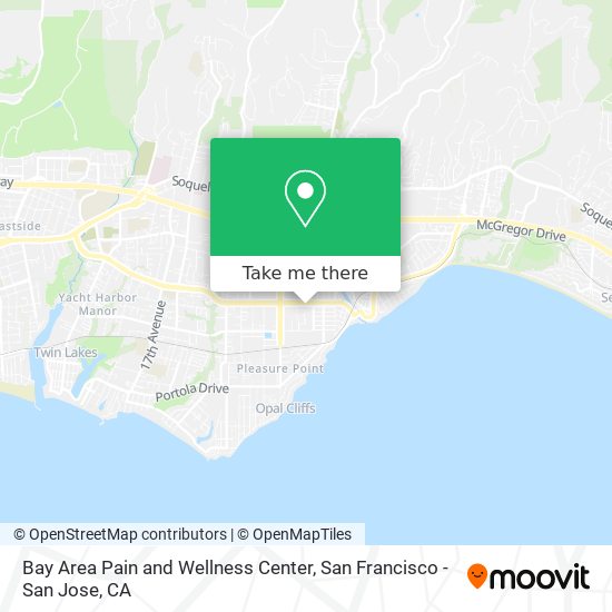 Mapa de Bay Area Pain and Wellness Center