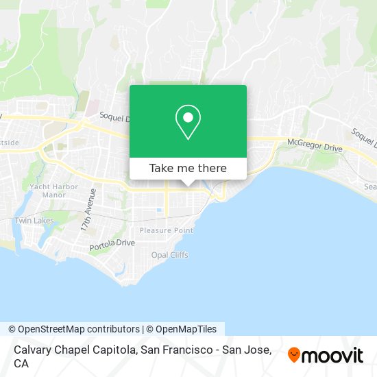Mapa de Calvary Chapel Capitola