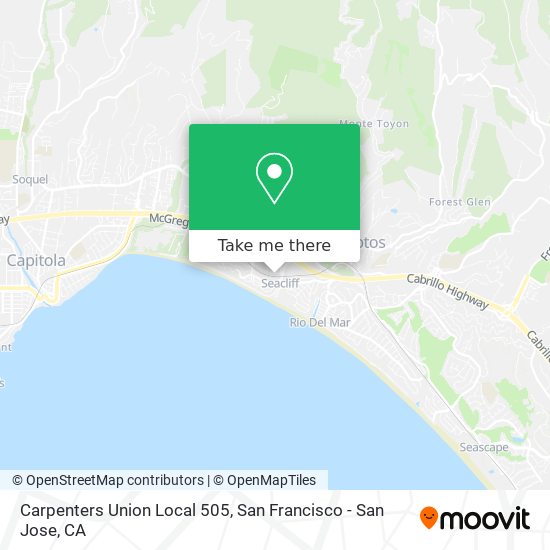 Carpenters Union Local 505 map