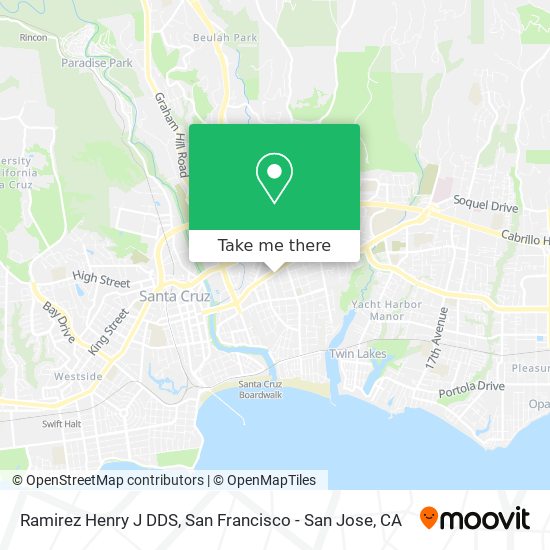 Ramirez Henry J DDS map