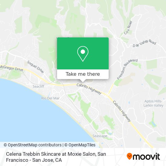 Mapa de Celena Trebbin Skincare at Moxie Salon