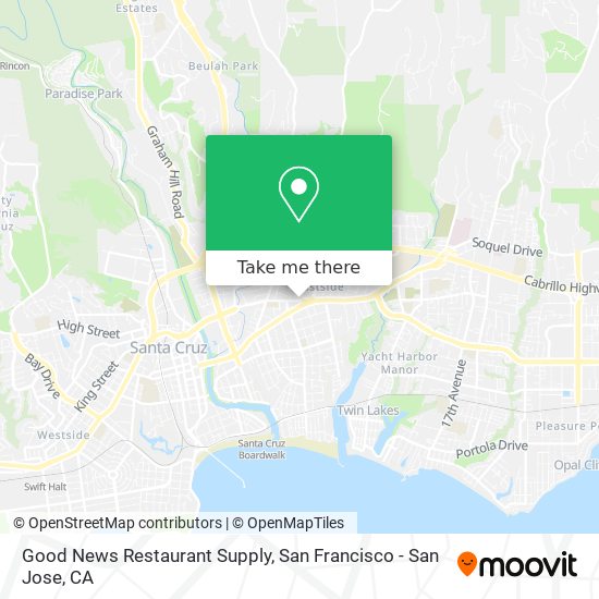 Good News Restaurant Supply map