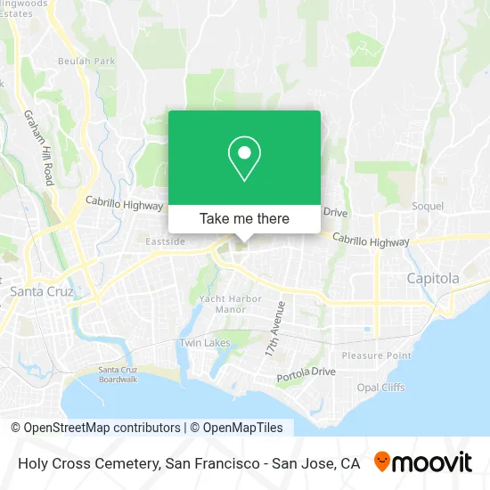 Holy Cross Cemetery map