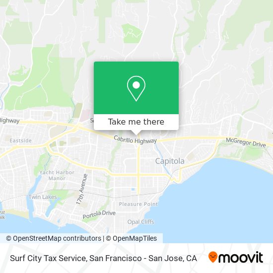 Surf City Tax Service map