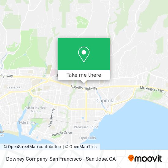 Mapa de Downey Company