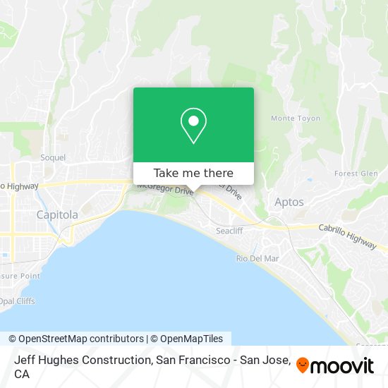 Jeff Hughes Construction map