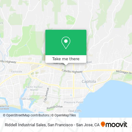 Riddell Industrial Sales map