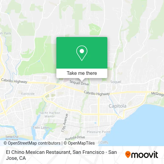 El Chino Mexican Restaurant map