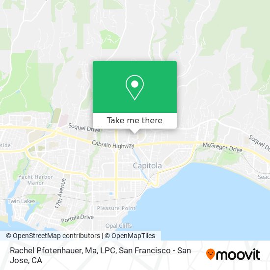 Rachel Pfotenhauer, Ma, LPC map