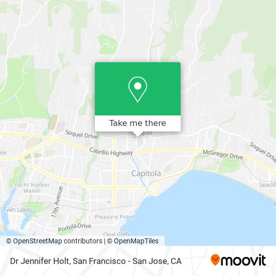 Mapa de Dr Jennifer Holt