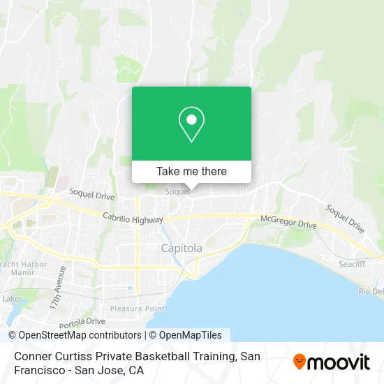 Mapa de Conner Curtiss Private Basketball Training