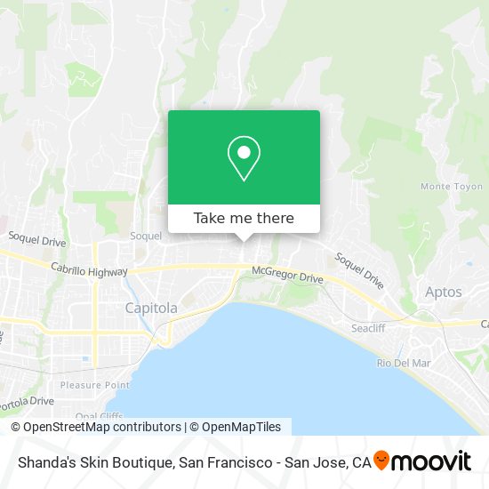 Mapa de Shanda's Skin Boutique