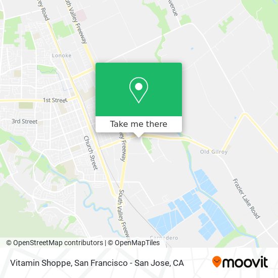 Vitamin Shoppe map