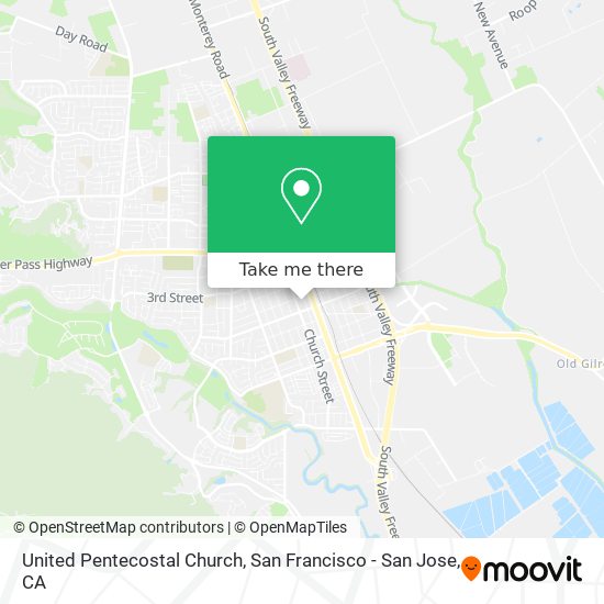 United Pentecostal Church map