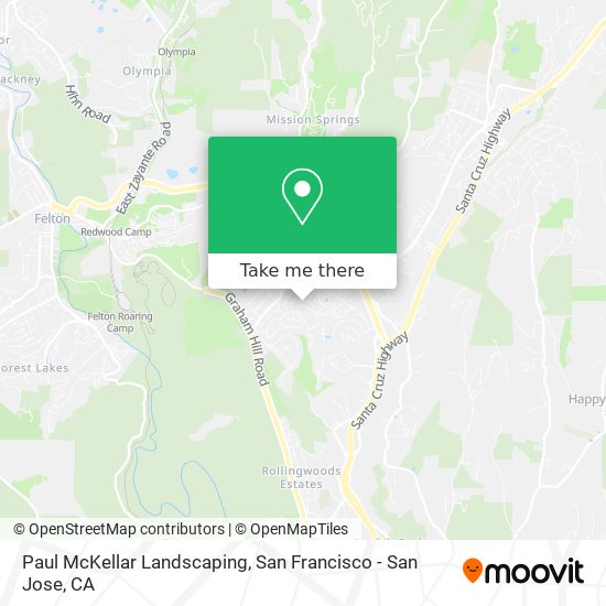 Paul McKellar Landscaping map