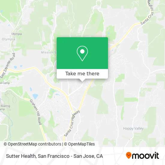 Sutter Health map