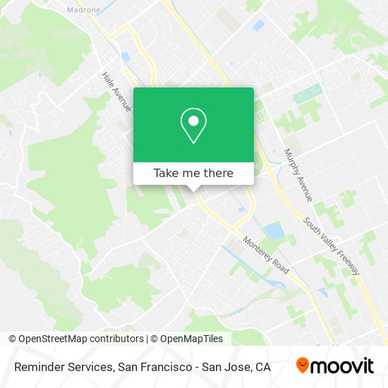 Reminder Services map