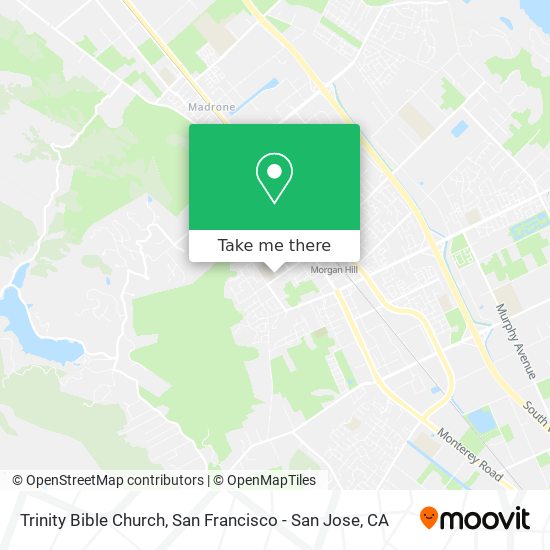 Mapa de Trinity Bible Church