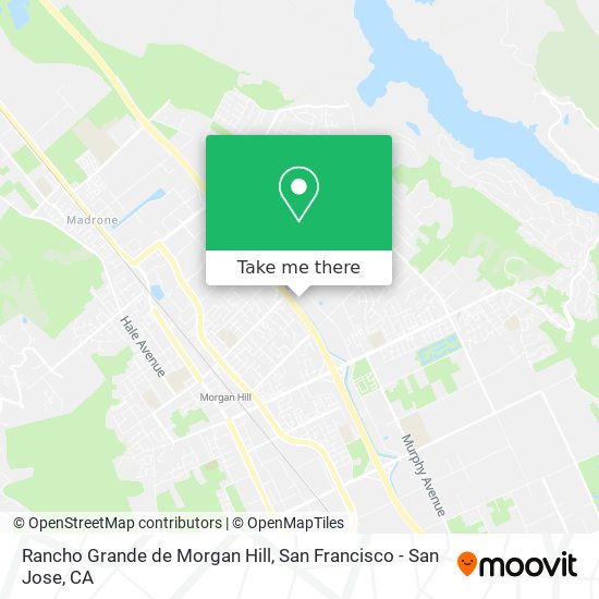 Rancho Grande de Morgan Hill map