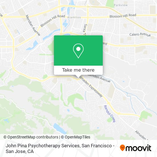 John Pina Psychotherapy Services map