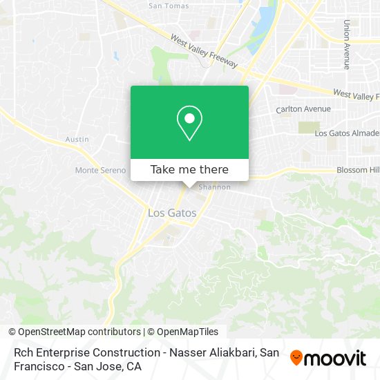 Rch Enterprise Construction - Nasser Aliakbari map